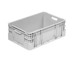 Pojemnik skrzynka plastikowa pełna B/LES 600x400x220