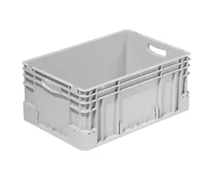 Pojemnik skrzynka plastikowa pełna B/LES 600x400x270