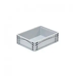 Pojemnik skrzynka plastikowa pełna B/L 400x300x120