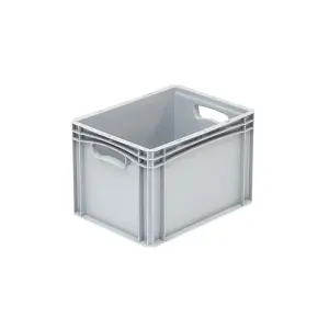 Pojemnik skrzynka plastikowa pełna B/L 400x300x320