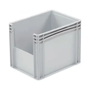 Pojemnik plastikowy z oknem inspekcyjnym B/LW 400x300x320