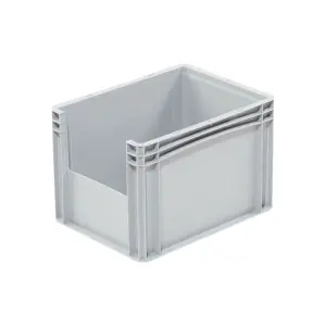 Pojemnik plastikowy z oknem inspekcyjnym B/LW 400x300x270