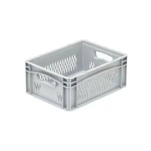 Pojemnik skrzynka plastikowa perforowana B/P 400x300x170