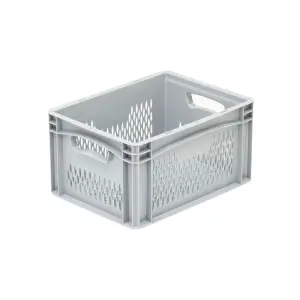 Pojemnik skrzynka plastikowa perforowana B/P 400x300x220