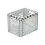 Pojemnik skrzynka plastikowa perforowana B/P 400x300x320