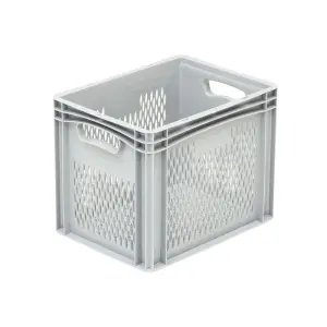 Pojemnik skrzynka plastikowa perforowana B/P 400x300x320