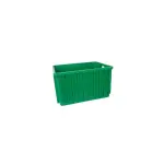 Skrzynia plastikowa 800x600x450 Pojemnik transportowy 150 kg zielony