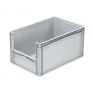 Pojemnik plastikowy z oknem inspekcyjnym B/LW 600x400x320