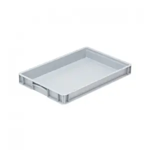 Pojemnik skrzynka plastikowa pełna B/LE 600x400x70